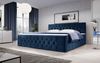 Boxspringbett Velutto mit Stauraum 120x200 Blau H4 (100kg+) Bild 2