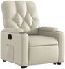 vidaXL Relaxsessel mit Aufstehhilfe Creme Kunstleder 3204773 Bild 4