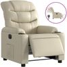 vidaXL Relaxsessel Elektrisch Creme Kunstleder 3206586 Bild 2