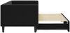 vidaXL Tagesbett Ausziehbar Schwarz 80x200 cm Samt 3196688 Bild 4