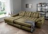 Polsterecke >Devland< Schlaffunktion, Kopfteilverstellung, Cord olive - 273x105x189cm BxHxT Bild 2