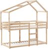 vidaXL Etagenbett ohne Matratze 90x200 cm Massivholz Kiefer 3282036 Bild 3