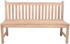 Teak Gartenbank SOLO 3-Sitzer 150 cm ohne Armlehne Bild 2