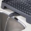 mDesign Abtropfgestell Geschirrabtropfgitter Abtropfkorb Metall Grau Bild 5