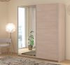 Kleiderschrank Swing in Eiche mit Spiegel 178 cm Bild 4
