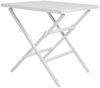 Gartenesstisch Wilkie aus Aluminium, modern klappbar, weiß, 72x72 cm, für 2–4 Personen Bild 1
