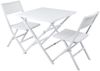 Gartenesstisch Wilkie aus Aluminium, modern klappbar, weiß, 72x72 cm, für 2–4 Personen Bild 5