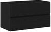 vidaXL Spülbeckenschrank Schwarz Eiche 80x38,5x45 cm Holzwerkstoff 862543 Bild 2