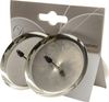 Kaemingk Metall-Adventskerzenhalter Ø 6 cm silber - 4 Stück Bild 2