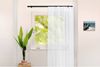 Deco-Raum® Gardinenschiene Innenlauf Loft | Befestigung: Deckenträger | Größe: 110cm | Material: Aluminium | Farbe: Schwarz Bild 4
