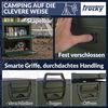 Trucky Faltbox Storage Box 45 L Camping Klappbox Klappkiste 53 x 36 x 29 cm Grün Bild 4