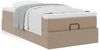 vidaXL Ottoman-Bett mit Matratze Cappuccino-Braun 100x200cm Kunstleder 3311025 Bild 4