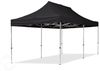 3x6 m Faltpavillon, ECONOMY Alu 32mm, Seitenteile mit Panoramafenstern, schwarz Bild 2