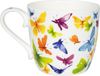KÖNITZ 1120572705 Becher BUTTERFLY 450 ml aus Bone China Porzellan / Schmetterlinge bunt Bild 2
