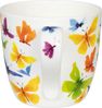KÖNITZ 1120572705 Becher BUTTERFLY 450 ml aus Bone China Porzellan / Schmetterlinge bunt Bild 3
