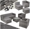 tectake Loungeset Rattan Lounge, (Set, 7-tlg), für 5 bis 6 Personen Bild 2