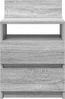 vidaXL Nachttische 2 Stk. mit 2 Schubladen Grau Sonoma 40x33x60 cm 858571 Bild 4