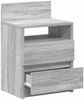vidaXL Nachttische 2 Stk. mit 2 Schubladen Grau Sonoma 40x33x60 cm 858571 Bild 5