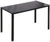 HOMCOM Esstisch für 4 Personen, mit Tischplatte aus Hartglas (120 x 60 cm Küchentisch, 1-St, moderner Tisch), für Küche, Esszimmer Wohnzimmer Schwarz Bild 5