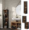 Badschrank Benno Anthrazit 31.6 x 70.5 cm mit 3 Ablagen Vicco Bild 2