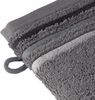 Schiesser Waschhandschuh Skyline, 5er Set, Violett, mit Webbordüre, 100% Baumwolle Anthrazit Bild 2