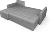 AX LIVING Ecksofa Klein mit Schlaffunktion Dolceo PIK L Graphit 226 cm Bild 3
