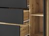 Kommode Hailea 150 (Farbe: Artisan Eiche / Schwarzer Graphit + Artisan Eiche) Bild 5