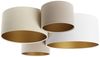 BPS Koncept 084-01-034 Plafond 4FLAME 4xE27 60W Velours auf PVC-Basis weiß, creme, beige, gold H:34cm B:92x88 cm dimmbar Bild 4