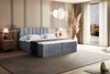 ALTDECOR 'OTTA' Boxbett, Multipocket-Matratze H4, H3 Matratze Bonellfederung, Topper, Kopfteil, H3/Grau Casablanca, 160x200 Bild 4