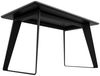 Esstisch 140x80cm graue Keramikplatte schwarze U-Form Beine : Grau Bild 2