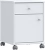 FORTE Tempra2 Rollcontainer, Holzwerkstoff, Weiß, 38,6 x 54,2 x 42 cm Bild 3
