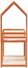 vidaXL Etagenbett mit Dach Wachsbraun 80x200 cm Massivholz Kiefer 3281996 Bild 5