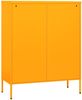 vidaXL Lagerschrank Senfgelb 80x35x101,5 cm Stahl 336137 Bild 5
