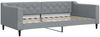 vidaXL Tagesbett Ausziehbar mit Schubladen Hellgrau 100x200 cm Stoff 3197467 Bild 4