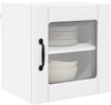 vidaXL Wandglas-Schrank LUCCA Weiß 40 x 31 x 40 cm Holzwerkstoff 884834 Bild 3