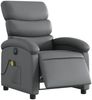 vidaXL Massagesessel Elektrisch Grau Kunstleder 3204036 Bild 3