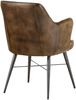 Stuhl Echtleder 55x62x84 dunkelbraun IRON LABEL #30 Bild 2