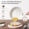 Antihaft Keramik Bratpfanne 24cm Induktion Pfanne Aluminium Bild 5