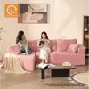 LITBIRD Sofa Modulares L-förmiges Ecksofa mit Schlaffunktion, 272 x 175 x 61 cm, 1 Teile, Rahmenloses Schlafsofa mit symmetrischem Doppelsitz, montagefrei Bild 3