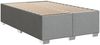 vidaXL Boxspringbett mit Matratze Hellgrau 120x190 cm Stoff 3290441 Bild 5