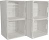 CHICCIE 4 Set Kallax Holzkiste Karl - Aufbewahrungsbox Weiß 33x38x33cm Bild 4