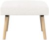 vidaXL Bank Uni Creme 60 x 40 x 45 cm Bouclé 42038400 Bild 5