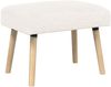 vidaXL Bank Uni Creme 60 x 40 x 45 cm Bouclé 42038400 Bild 2