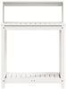 vidaXL Pflanztisch mit Ablagen Weiß 82,5x50x109,5 cm Massivholz Kiefer 832408 Bild 5