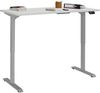 Schreibtisch >e-desk< in platingrau/alu - 160x72x80 (B/H/T) elektrisch verstellbar Bild 3
