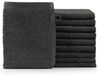 Blumtal Waschhandschuh 10er Set aus Frottee 15x20 cm - weich und saugstark, (Set), mit modischer Bordüre und praktischer Aufhängeschlaufe, 100% Baumwolle Bild 1