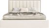 Selsey 'Togents' Polsterbett 180x200 mit Veloursbezug und LED, Creme Bild 5