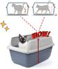 XXL Extra hohe Katzentoilette offene Katzenklo mit hohem Rand ohne Deckel große Katzentoilette offen Katzenklo hoher Rand Bild 5