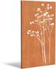 Adezz Paneel Nature CPN7 Cortenstahl 110x180 cm Gartenpaneel Sichtschutz Paneel Deko Wand Bild 5