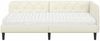 vidaXL Eckbettgestell Creme 90 x 200 cm Samt 3394161 Bild 5